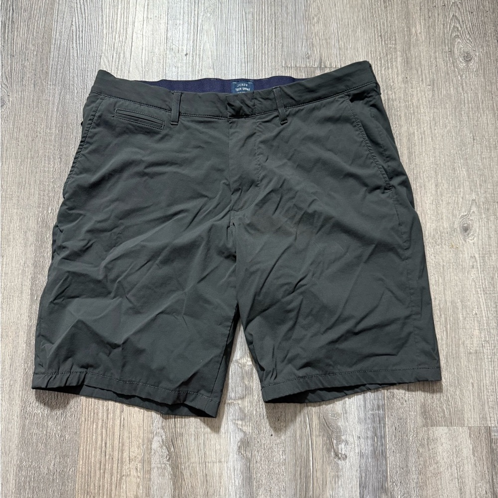 J. Crew Black Flat Front Shorts Lightweight Casual